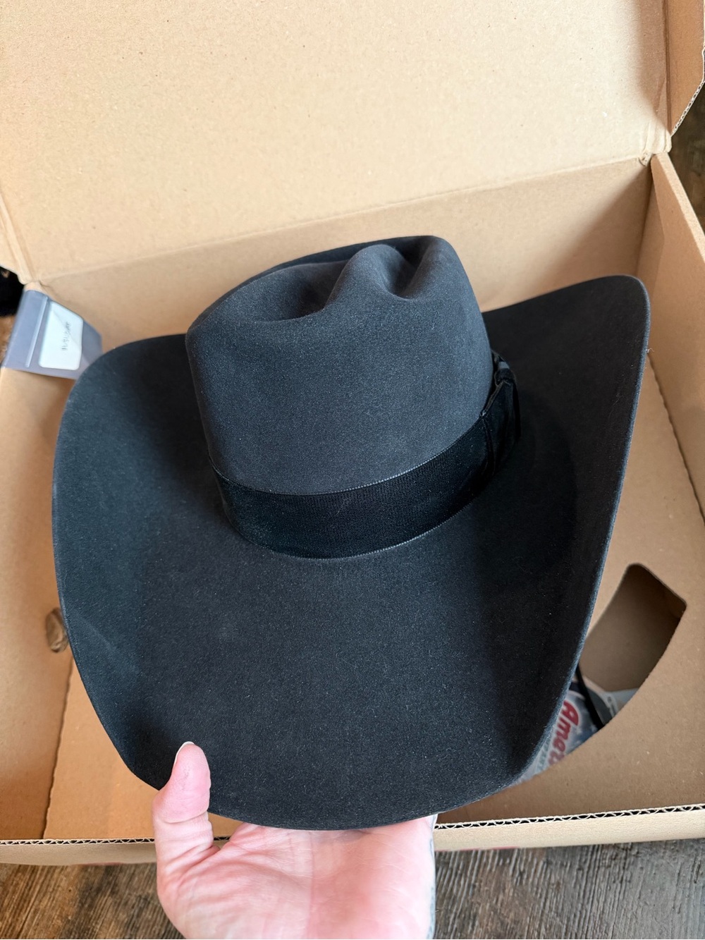 Black Felt Western American Hat Co Hat